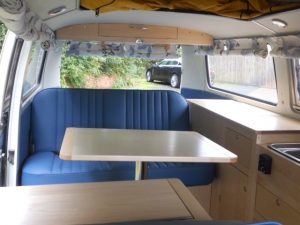 Specialist VW Volkswagen Campervan Wood Cabinets Interiors and Seat Retrim Service CCR Auto Trim