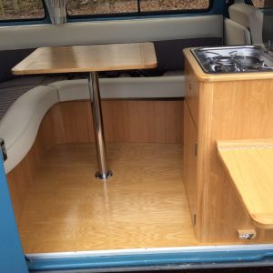 Specialist VW Volkswagen Campervan Wood Cabinets Interiors and Seat Retrim Service CCR Auto Trim