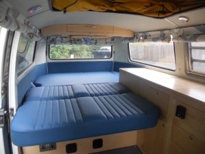 Specialist VW Volkswagen Campervan Wood Cabinets Interiors and Seat Retrim Service CCR Auto Trim