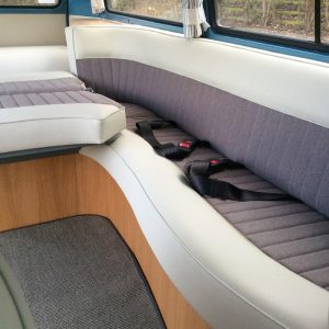 Specialist VW Volkswagen Campervan Wood Cabinets Interiors and Seat Retrim Service CCR Auto Trim