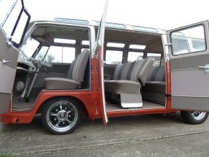 Specialist VW Volkswagen Campervan Wood Cabinets Interiors and Seat Retrim Service CCR Auto Trim Loughborough