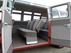 Specialist VW Volkswagen Campervan Wood Cabinets Interiors and Seat Retrim Service CCR Auto Trim Loughborough