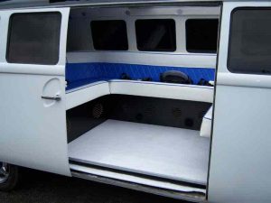 Specialist VW Volkswagen Campervan Wood Cabinets Interiors and Seat Retrim Service CCR Auto Trim