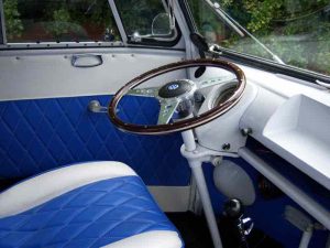 Specialist VW Volkswagen Campervan Wood Cabinets Interiors and Seat Retrim Service CCR Auto Trim