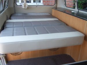 Specialist VW Volkswagen Campervan Wood Cabinets Interiors and Seat Retrim Service CCR Auto Trim