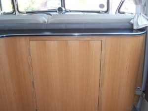 Specialist VW Volkswagen Campervan Wood Cabinets Interiors and Seat Retrim Service CCR Auto Trim