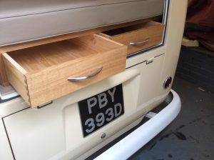 Specialist VW Volkswagen Campervan Wood Cabinets Interiors and Seat Retrim Service CCR Auto Trim Loughborough