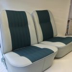 Green Leather Car Seat Retrim CCR Auto Trim Loughborouh